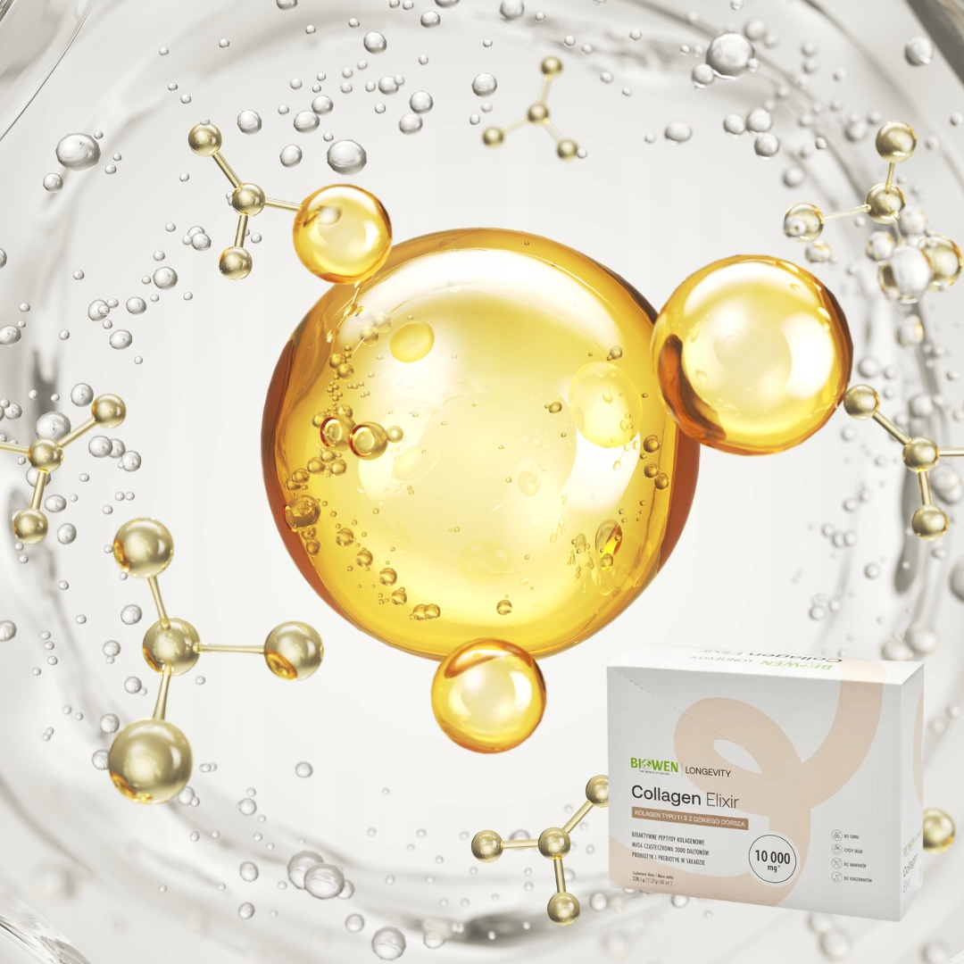 Collagen Elixir Biowen - kolagen rybi Naticol w saszetkach 30 szt z Wit C - obrazek 3