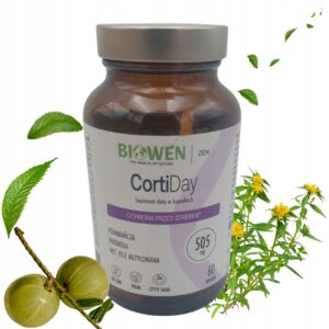 Biowen CortiDay Naturalne Wsparcie w stresie i zmęczeniu 60 kapsułek