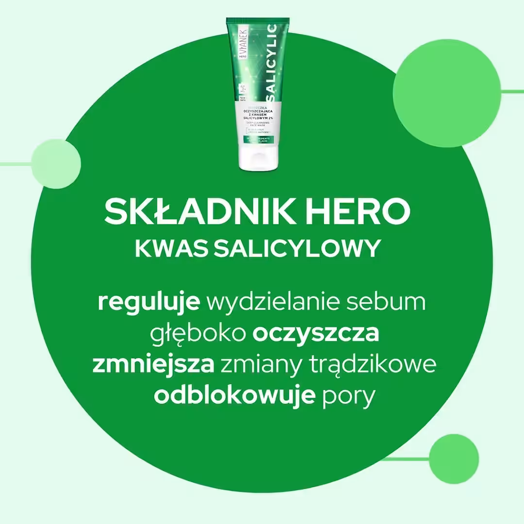 VIANEK HERO Maseczka oczyszczająca z kwasem salicylowym 2% 75 ml - obrazek 7