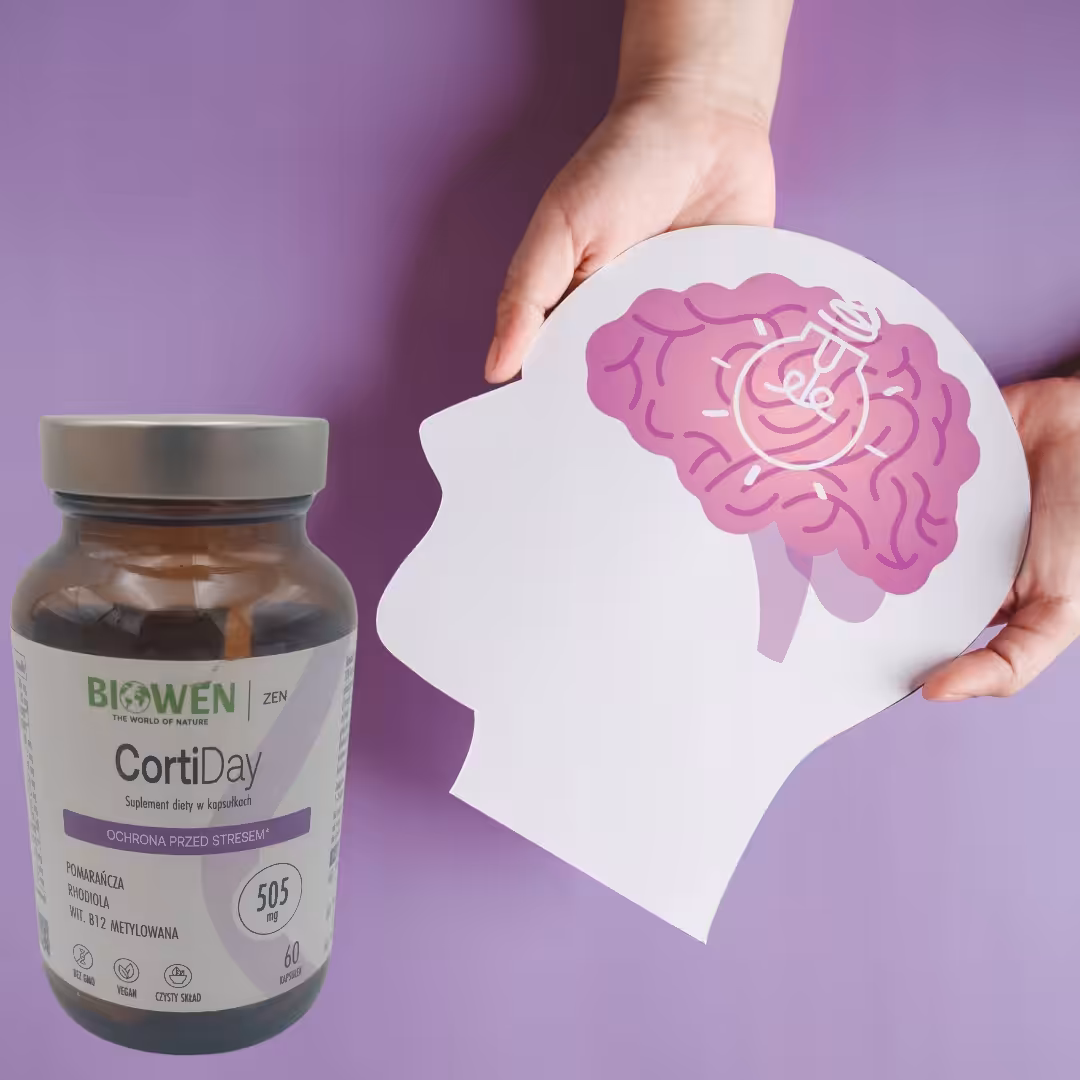 Biowen CortiDay Naturalne Wsparcie w stresie i zmęczeniu 60 kapsułek - obrazek 6