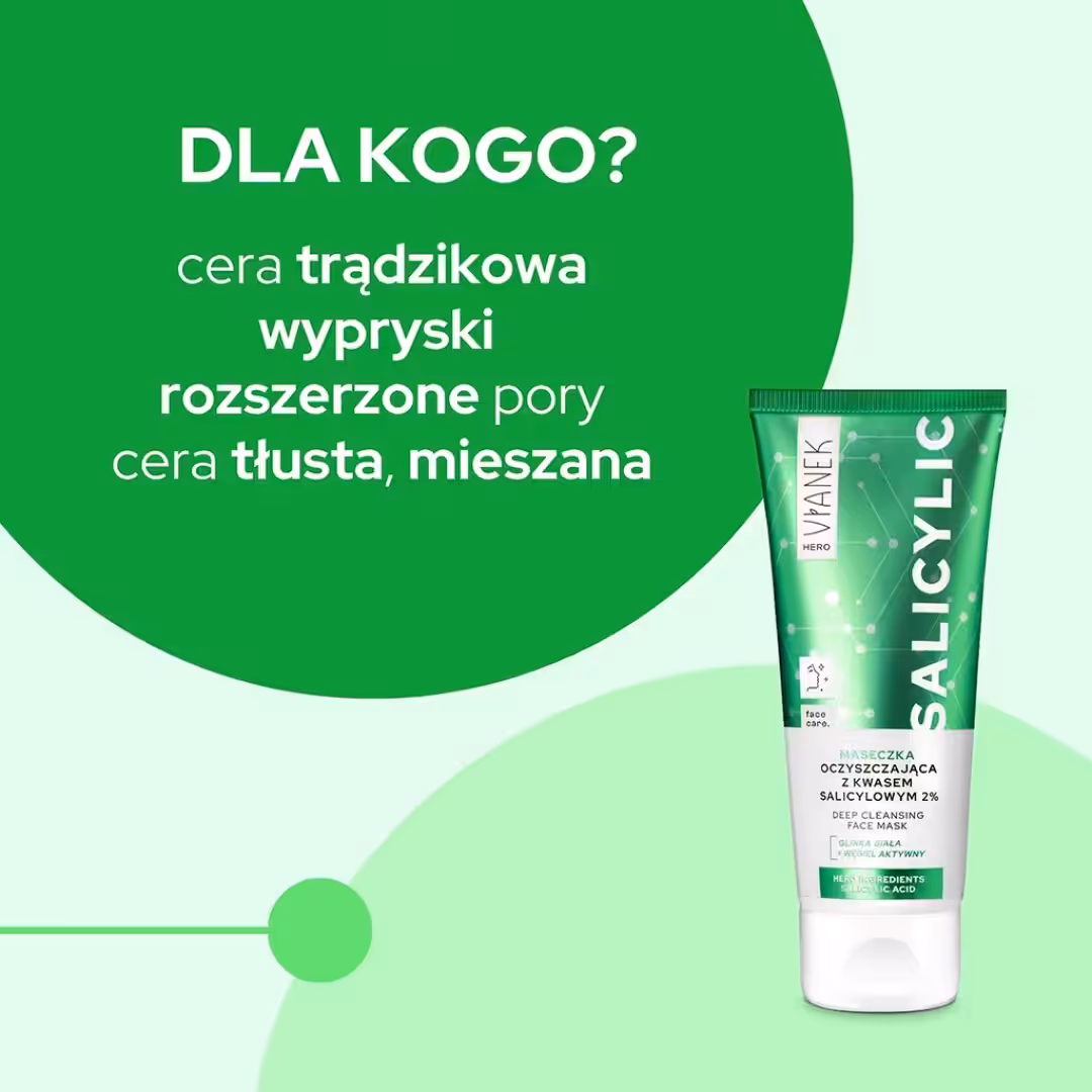 VIANEK HERO Maseczka oczyszczająca z kwasem salicylowym 2% 75 ml - obrazek 6