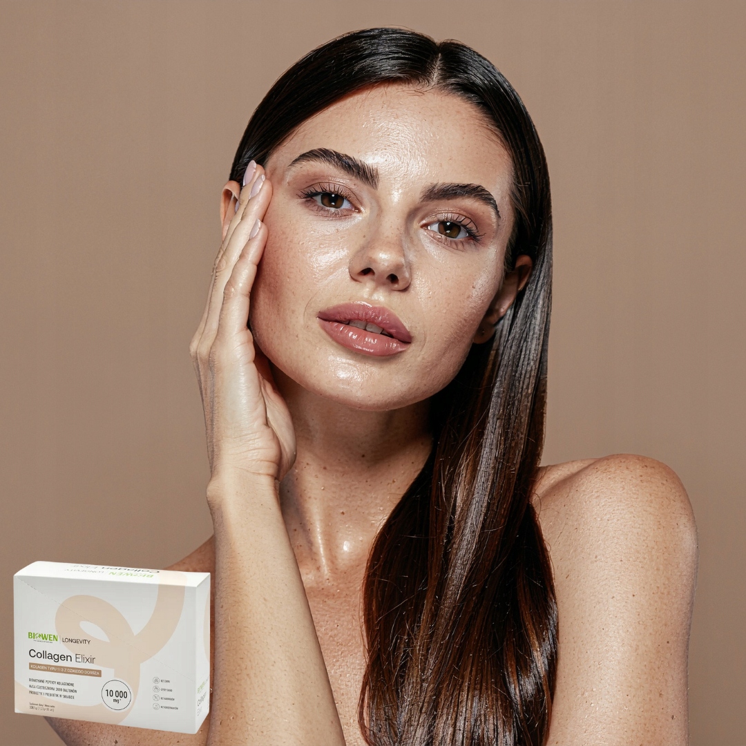 Collagen Elixir Biowen - kolagen rybi Naticol w saszetkach 30 szt z Wit C - obrazek 2