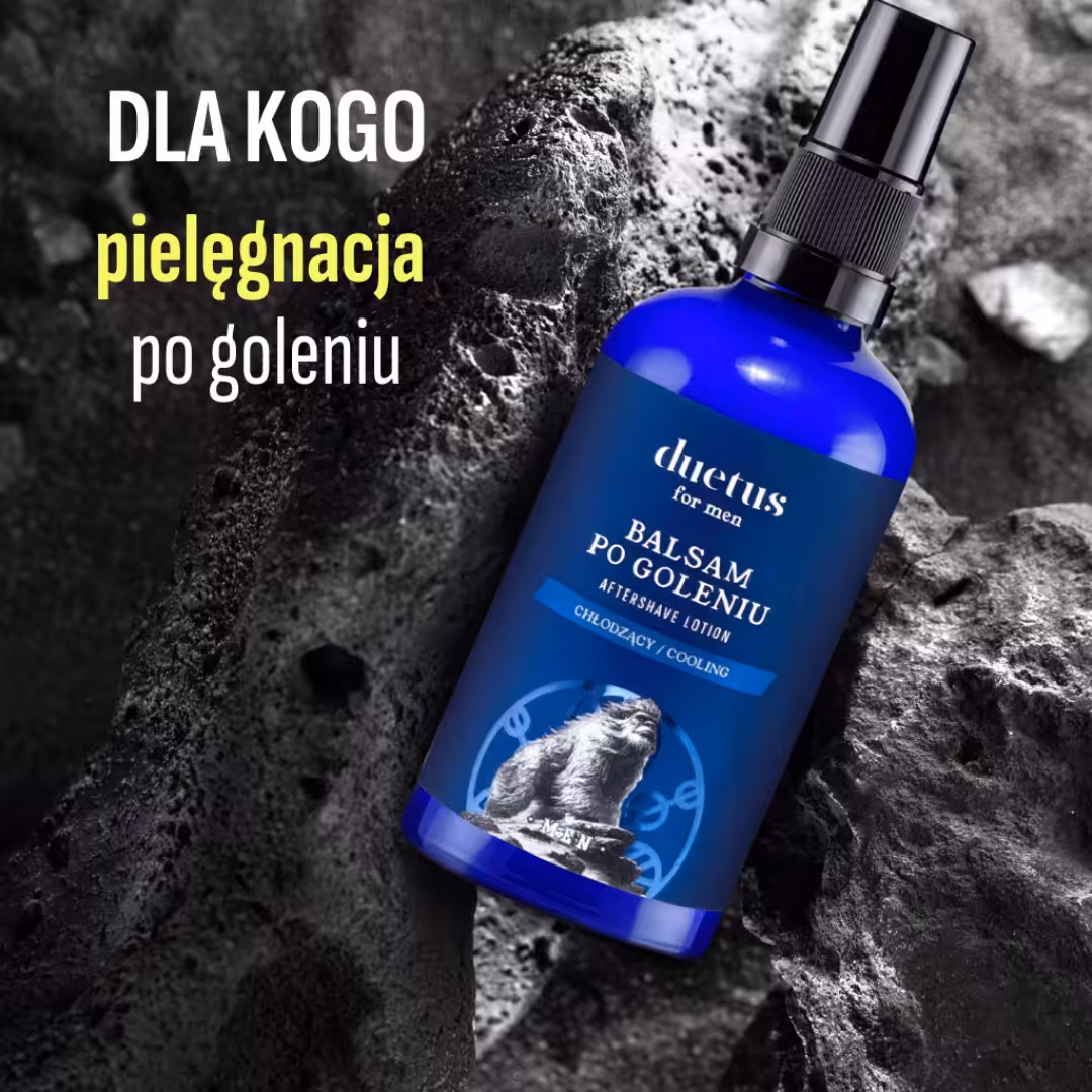 DUETUS FOR MEN Chłodzący balsam po goleniu z mentolem 100 ml - obrazek 5