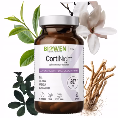 Biowen CortiNight 60 kap wieczorna równowaga w naturalnym rytmie