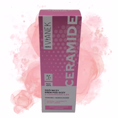 VIANEK HERO Krem pod oczy z ceramidami 15 ml - na cienie i obrzęki
