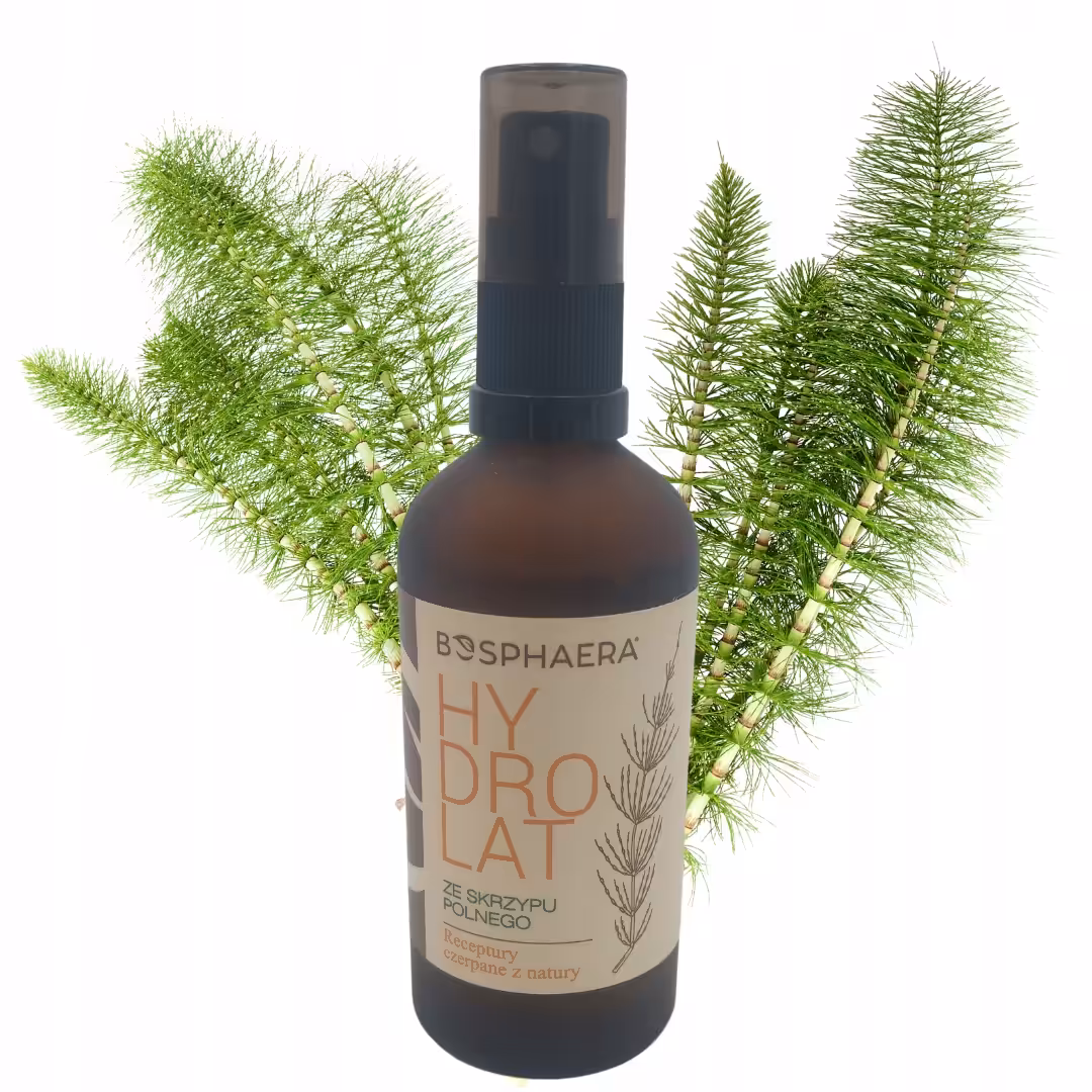 BOSPHAERA hydrolat Skrzyp polny 100ml lekka mgiełka, budzi skórę i włosy