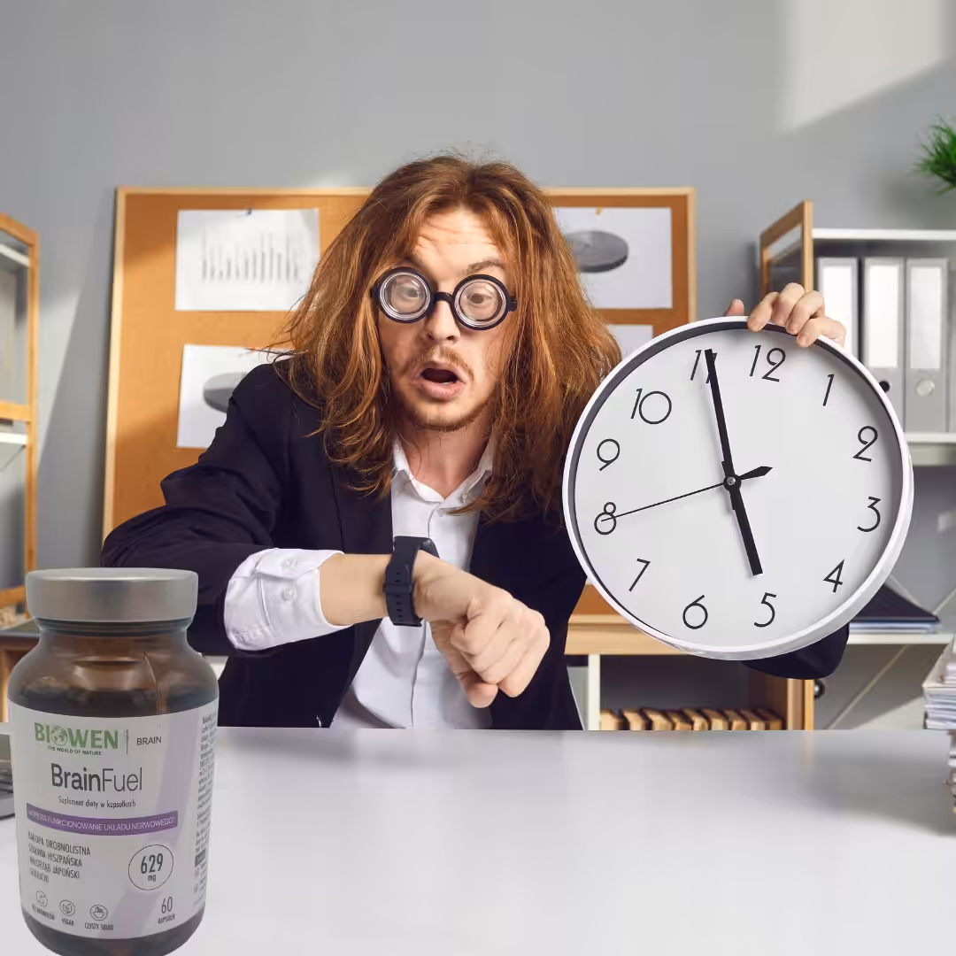 Biowen BrainFuel Wspiera Pamięć I Koncentrację 60 kapsułek Jasność myślenia - obrazek 4