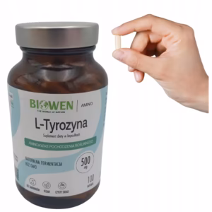 Biowen L-Tyrozyna 500 mg – czysta forma – 100 kapsułek