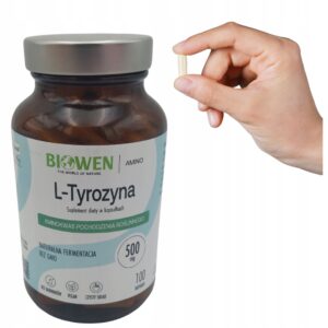 Biowen L-Tyrozyna 500 mg – czysta forma – 100 kapsułek
