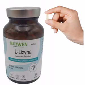 Biowen L-Lizyna 700 mg – czysta forma – 100 kapsułek