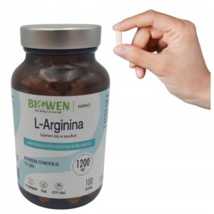 Biowen L-Arginina 1200 mg – czysta forma – 100 kapsułek