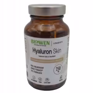 Biowen Hyaluron Skin – kwas hialuronowy + witamina C – 60 kapsułek
