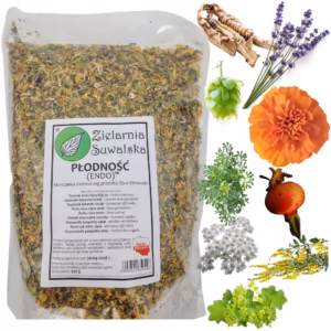 Zielarnia Suwalska Płodność Endo – zioła wg Klimuszki mieszanka 450g